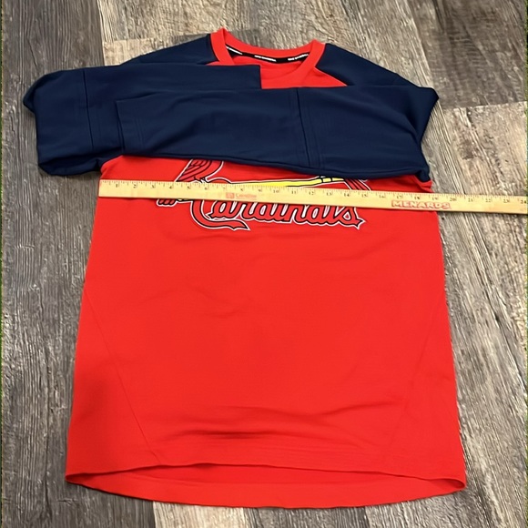 St. Louis Cardinal Nike Issued Pullover Engineered Embroidered Men Size S - Picture 8 of 10